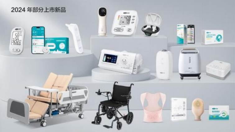 可孚医疗：营收净利CAGR超行业均值凸显韧性2024年推出百余款新品(图7)